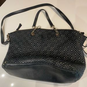 Tory Burch large quilter bag